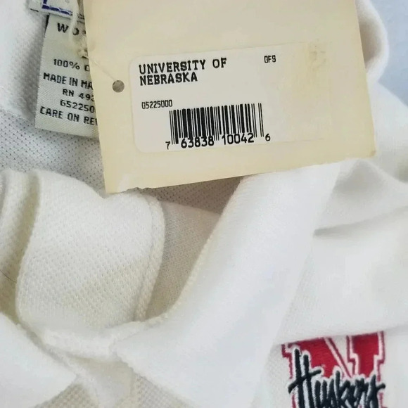 Nebraska Corn Huskers Womens Embroidered Logo Polo - Picture 7 of 10
